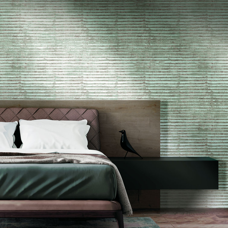 Galerie Wallcoverings Italian Striped Vinyl Wallpaper Roll by Galerie